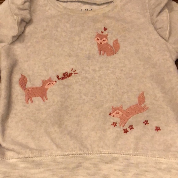 Child of Mine Baby Girl Top & Leggings 2pc Outfit - Picture 5 of 7